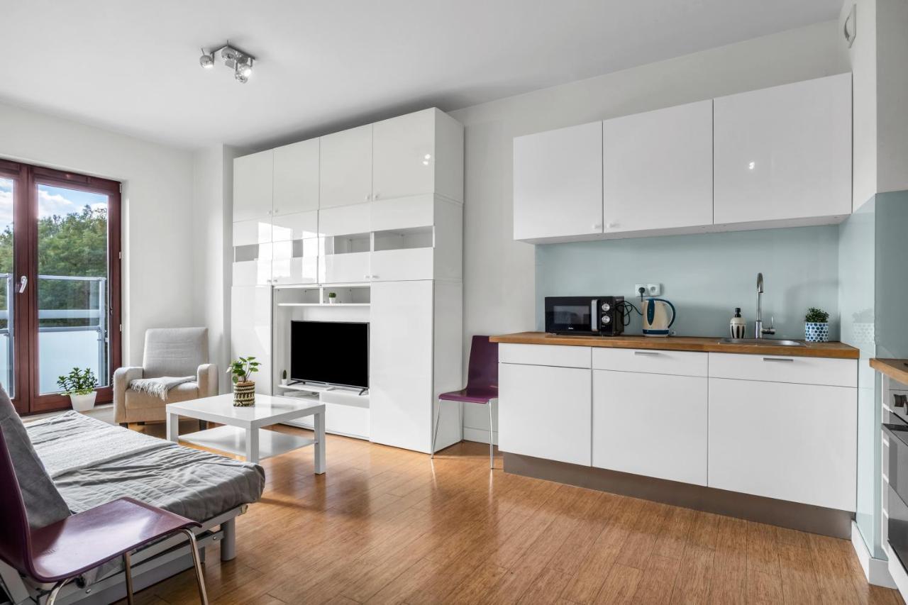 1Br New Apt 20Min Centre Parking Varsavia Esterno foto